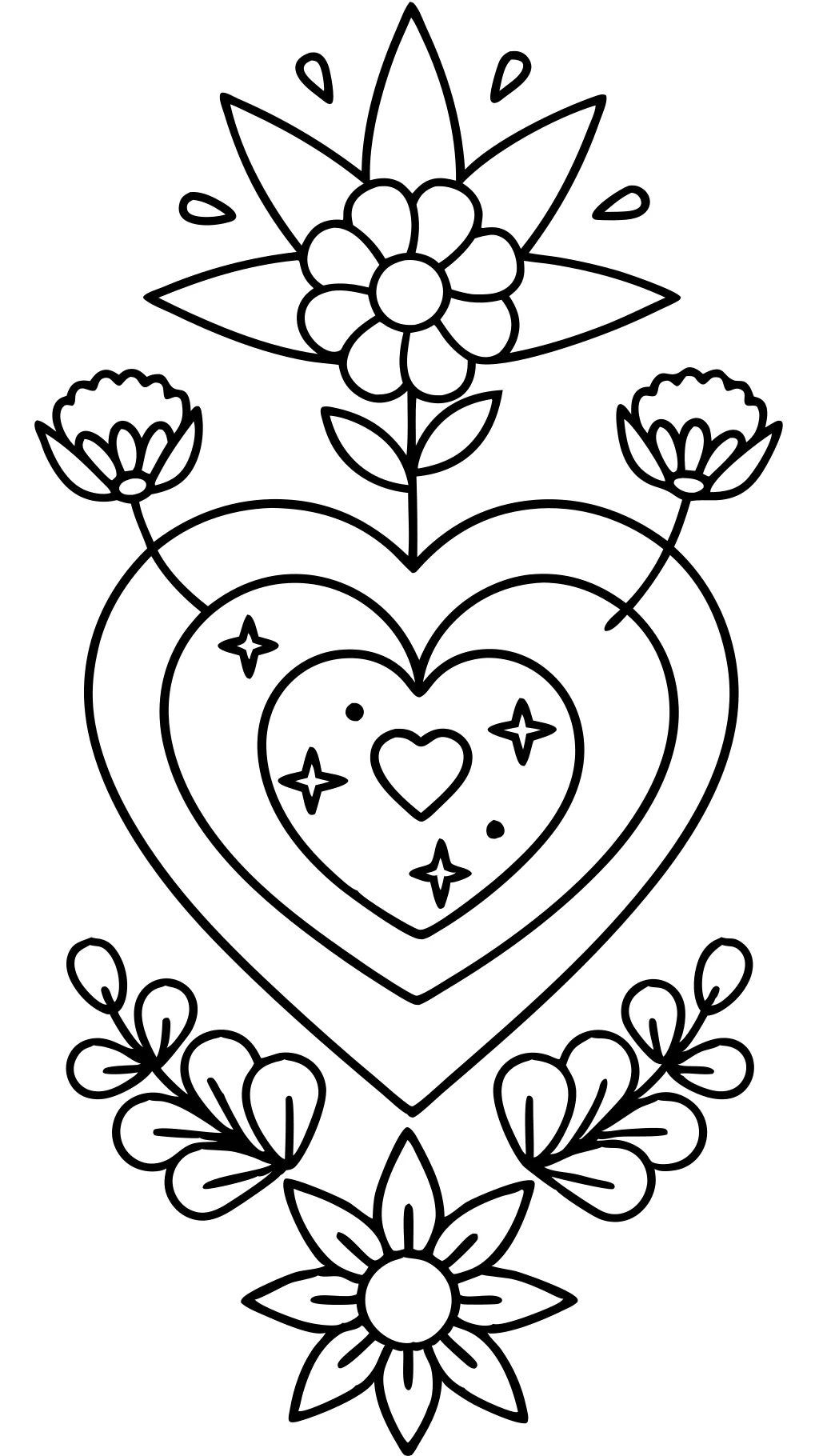 printable coloring pages of love